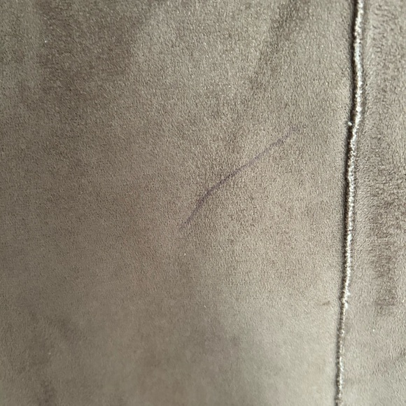 Calvin Klein Suede & Faux Fur Coat - Picture 9 of 14